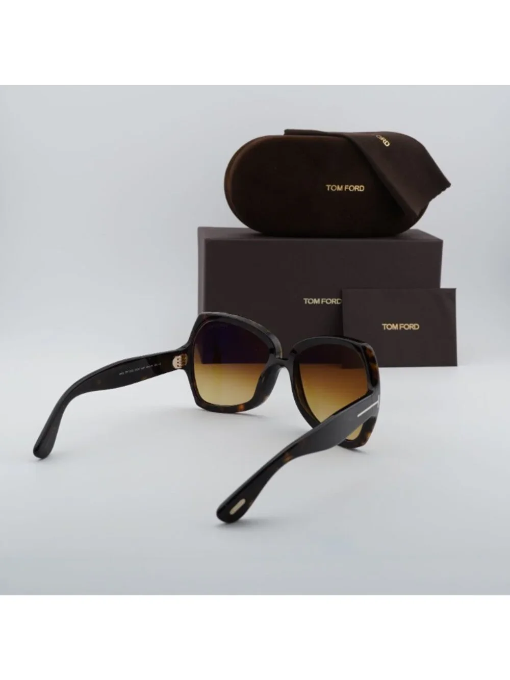 Tom Ford Jerry FT1222 52F Sunglasses Havana Butterfly Frame, Brown Lenses